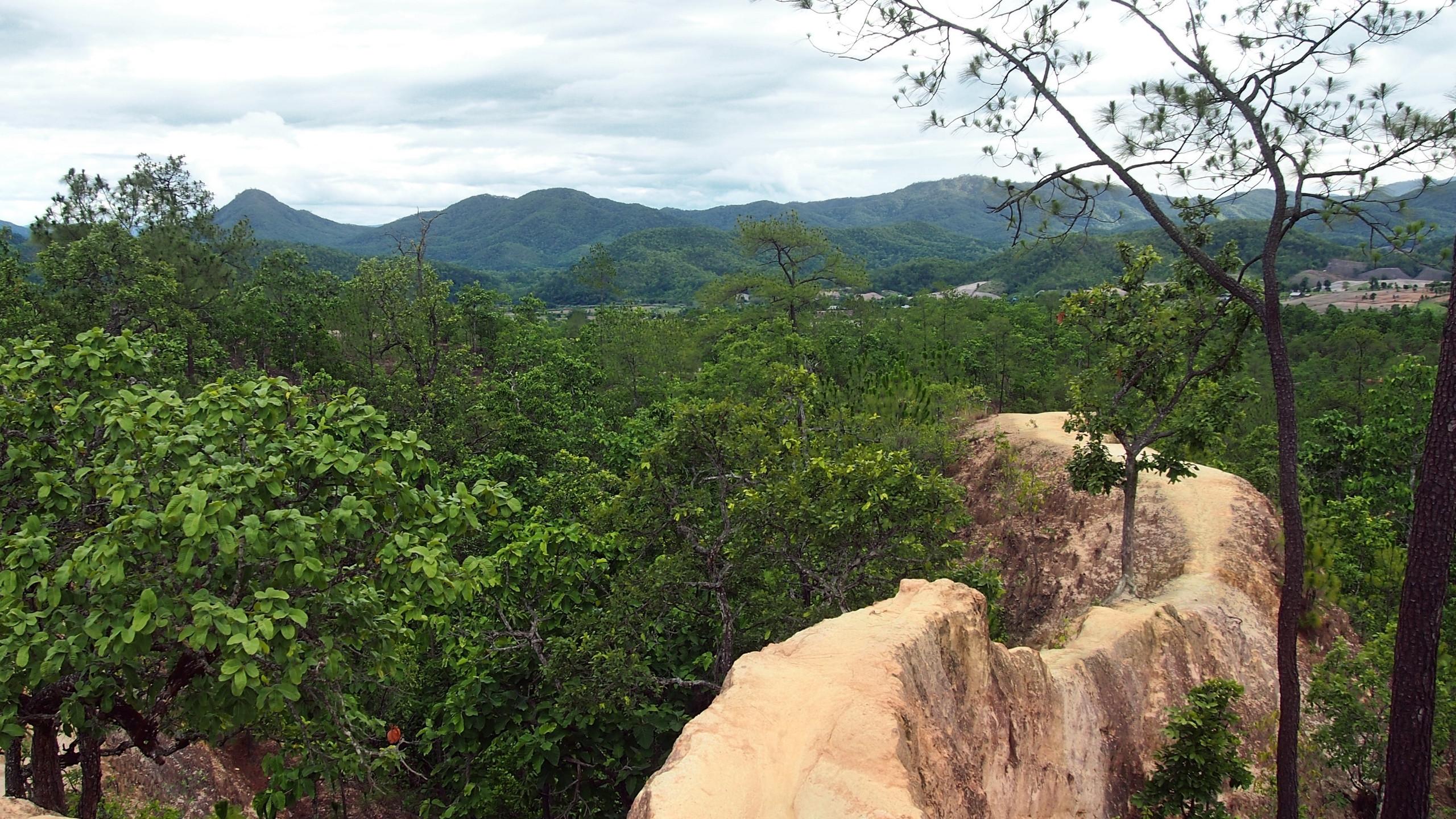 Pai canyon, in Pai, Thailand