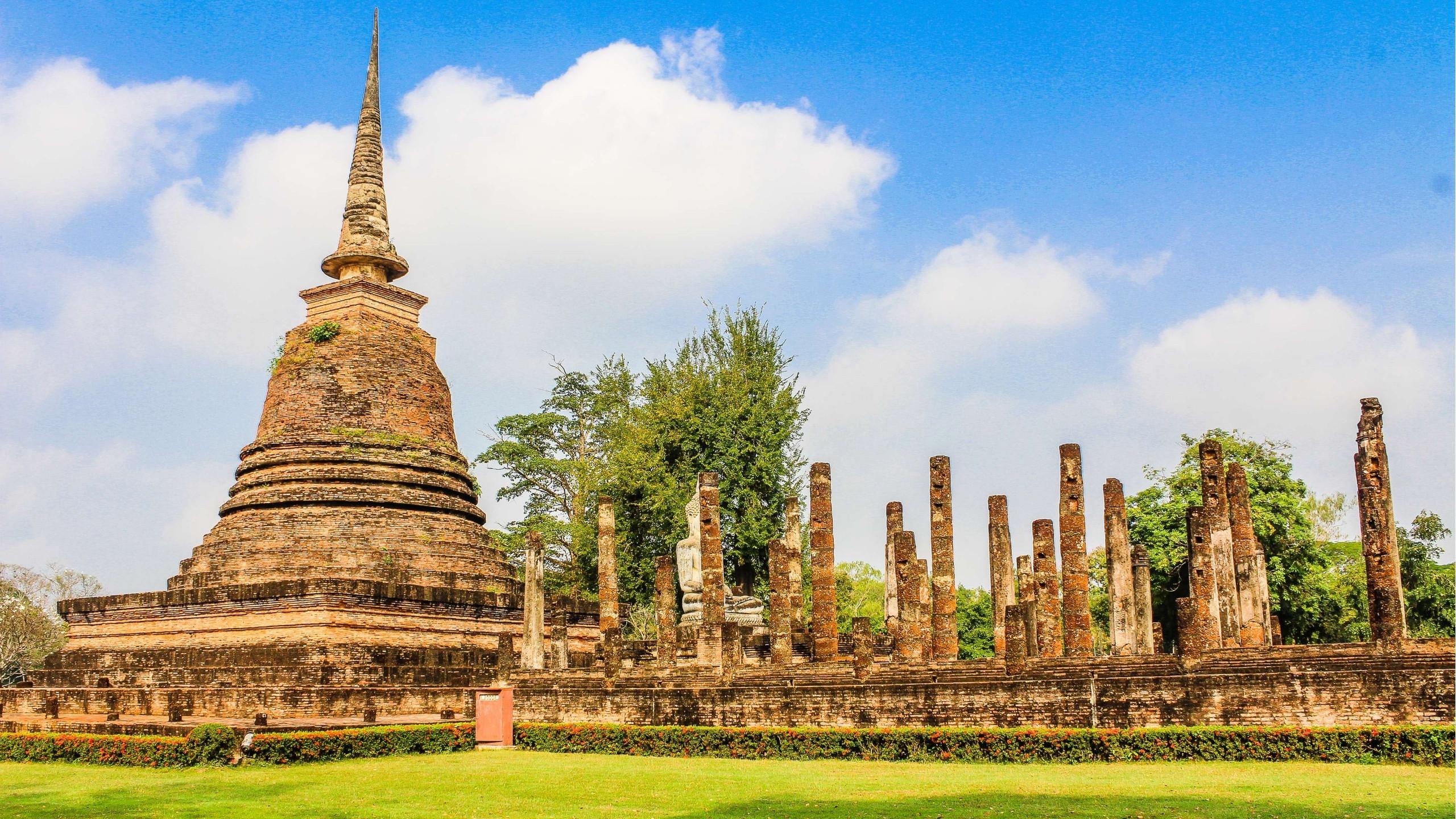 Sukhothai Historical Park in Sukhothai Province Thailand
