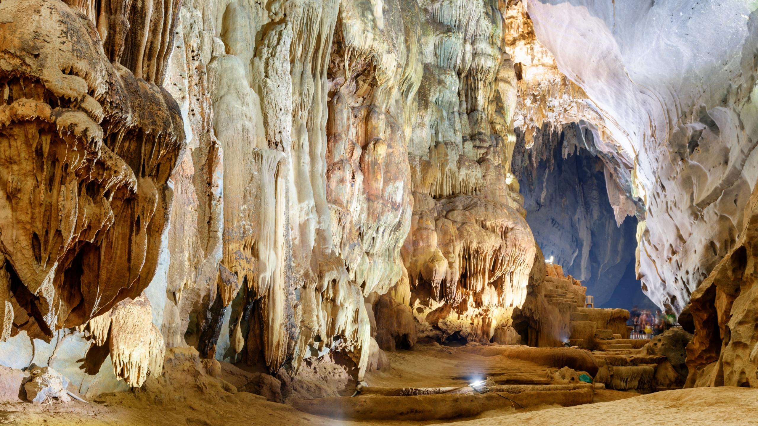 Amazing Chamber inside Phong Nha Cave, Vietnam
